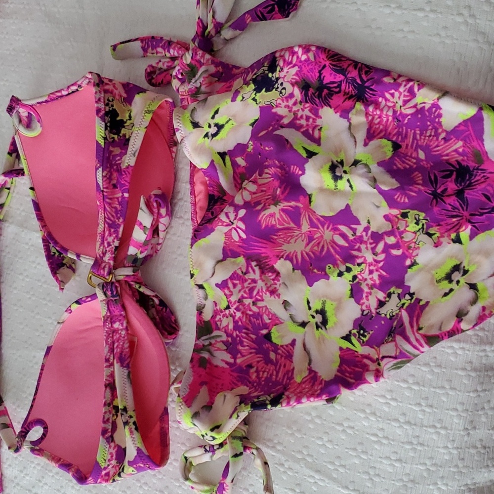Victoria Secret Binkni bright pink and purple - Picture 2 of 4